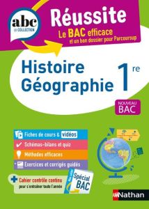 Histoire Géographie 1re. Nouveau Bac - Vidil Cécile - Rajot Alain - Fouletier Frédéric -
