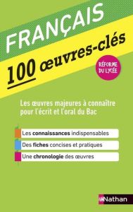 Français 100 oeuvres-clés. Edition 2019 - Duchâtel Eric - Huisman Denis