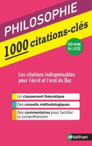 Philosophie 1000 citations-clés. Edition 2020 - Huisman Denis - Vergez André - Le Strat Serge