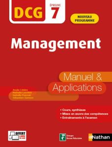 Management DCG 7. Manuel & Applications, Edition 2020 - Littière Analie - Lucchini Nathalie - Pascual Isab