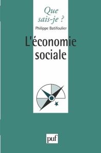L'économie sociale - Batifoulier Philippe