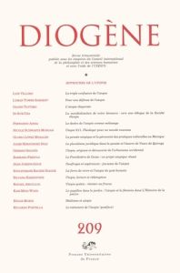 Diogène N° 209, Janvier-Mars 2005 : Approches de l'utopie - Aínsa Fernando - Vattimo Gianni - Solinis German -