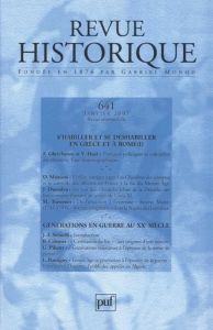 Revue historique N° 641, Janvier 2007 - Gherchanoc Florence - Huet Valérie - Mattéoni Oliv