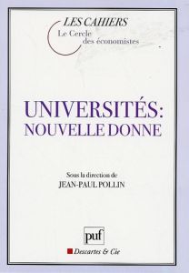Universités : nouvelle donne - Pollin Jean-Paul