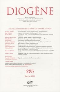 Diogène N° 225, Janvier 2009 : Nouvelles perspectives dans les gender studies - Albert Nicole G. - Scott Joan-W - Boni Tanella - C