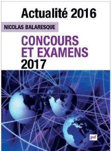Actualité 2016. Concours et examens 2017 - Balaresque Nicolas