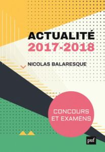Actualité 2017-2018. Concours et examens - Balaresque Nicolas