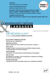 Communication et Langages N° 204, juin 2020 - Gomez-Mejia Gustavo - Tadier Elsa