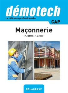 Maçonnerie CAP. Edition 2016 - Bonte Michel