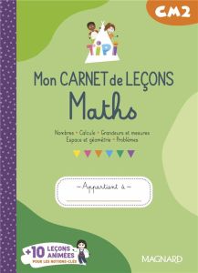 Maths CM2. Mon carnet de leçons Tipi, Edition 2023 - Piazza d'Olmo Stella