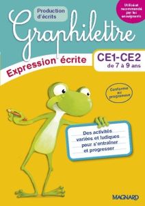 Français CE1-CE2 Graphilettre production d'écrits. Pack en 5 volumes, Edition 2017 - Collioud-Marichallot Isabelle - Turquois Alice
