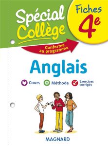 Fiches Anglais 4e Spécial Collège. Edition 2019 - Eisenstein Louise