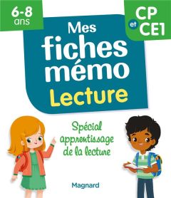 Mes fiches mémo Lecture CP et CE1. Edition 2022 - Céard Morgane - Citron Coline - Colin Emmanuelle -