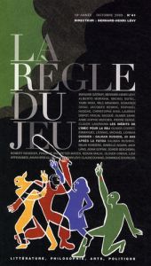 La Règle du jeu N° 41, Octobre 2009 - Lévy Bernard-Henri