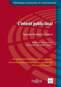 L'intérêt public local - Rombauts-Chabrol Tiphaine - Larcher Gérard - Clamo