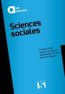 Sciences sociales. 9e édition - Dollo Christine - Lambert Jean-Renaud - Lorrain Li