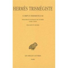 Corpus Hermeticum 4 - HERMES TRISMEGISTE