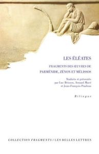 Les Eléates. Fragments des oeuvres de Parménide, Zénon et Mélissos - Brisson Luc - Macé Arnaud - Pradeau Jean-François
