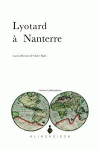 Lyotard à Nanterre - Pagès Claire