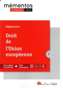 Droit de l'Union européenne - Leclerc Stéphane
