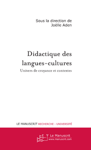 Didactique des langues-cultures - Aden Joëlle