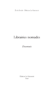 Librairies nomades - ECOLE BOULLE