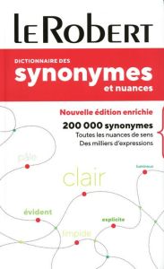 Dictionnaire des synonymes et nuances poche + - COLLECTIF