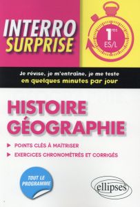 Histoire géographie 1res ES/L - Testu Frédéric - Tisserand Bernadette