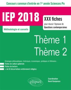 Radicalités - La ville. Concours commun d'entrée en 1re année d'IEP/Sciences Po, Edition 2018 - Rampnoux René