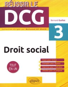 Droit social UE3 - Guillot Bernard
