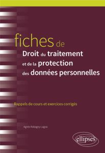 Fiches de Droit du traitement et de la protection des données personnelles - Rabagny-Lagoa Agnès