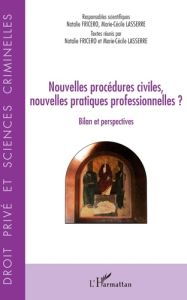 Nouvelles procédures civiles, nouvelles pratiques professionnelles ? Bilan et perspectives - Fricero Natalie - Lasserre Marie-Cécile