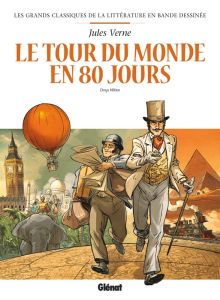 Les grands classiques de la littérature en bande dessinée : Le tour du monde en 80 jours - Millien Chrys - Verne Jules - Tison Hubert