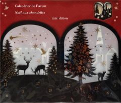Calendrier de l'Avent Noël aux chandelles - DIVERS