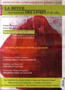La revue internationale des livres & des idées N° 1, Septembre-Octobre 2007 - Neyrat Frédéric - Appadurai Arjun - Davis Mike - J