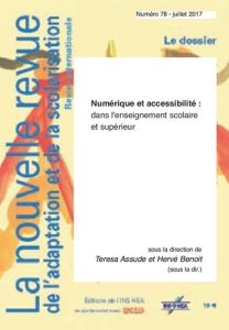 La nouvelle revue de l'adaptation et de la scolarisation N° 78 : Numérique et accessibilité dans l'e - Puig José