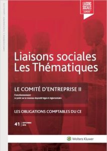 Liaisons sociales Les Thématiques/412016/Le comité d'entreprise - Cottin Jean-Benoît