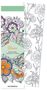 Marque-pages - Fleurs. 50 marque-pages à peindre ou à colorier - COLLECTIF