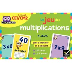 Le jeu des multiplications CE1-CM2 - Domergue Lucie - Iribarne Muriel - Siroy Adrien