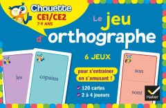 Le jeu d'orthographe CE1-CE2 - Amram Nicole - Grison Stéphanie