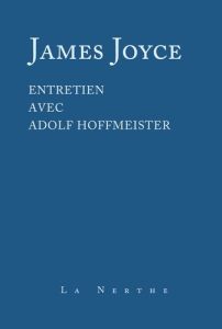 Entretien avec Adolf Hoffmeister - Joyce James - Blanchon Philippe
