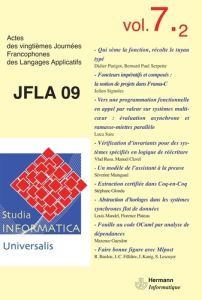 Studia Informatica Universalis n°7-2 JFLA 2009. Actes des vingtièmes Journées francophones des langa - Lavallée Ivan