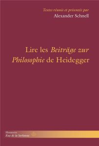 Lire les Beiträge de Heidegger - Schnell Alexander - Coriando Paola-Ludovika - Dast