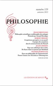 Philosophie N° 119, Automne 2013 - Dewalque Arnaud