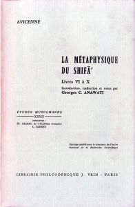 LA METAPHYSIQUE DU SHIFA T 2, LIVRES VI A X - AVICENNE