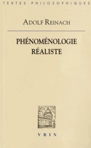 PHENOMENOLOGIE REALISTE - REINACH