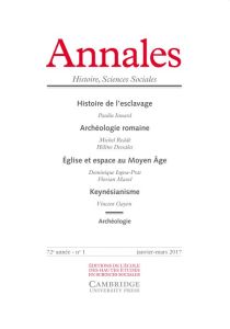Annales Histoire, Sciences Sociales N° 1, janvier-mars 2017 - Anheim Etienne
