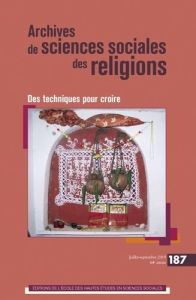 Archives de sciences sociales des religions N° 187 : Pluralité du fait religieux en Iran - Pelletier Denis