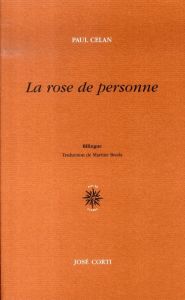 La rose de personne. Edition bilingue français-allemand, Edition revue et corrigée - Celan Paul - Broda Martine