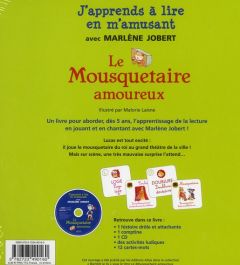 Le Mousquetaire amoureux. Avec 1 CD audio - Jobert Marlène - Laisne Malorie